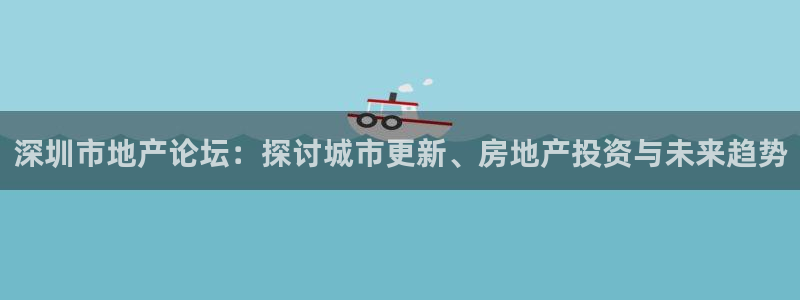 风暴娱乐老板：深圳市地产论坛：探讨城市更新、房地产投资与未来