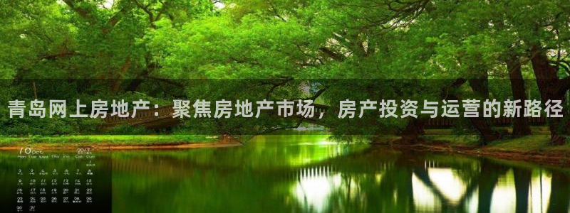 注册风暴娱乐：青岛网上房地产：聚焦房地产市场，房产投资与运营