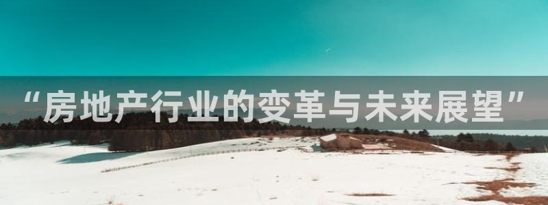 娱乐风暴合集：“房地产行业的变革与未来展望”