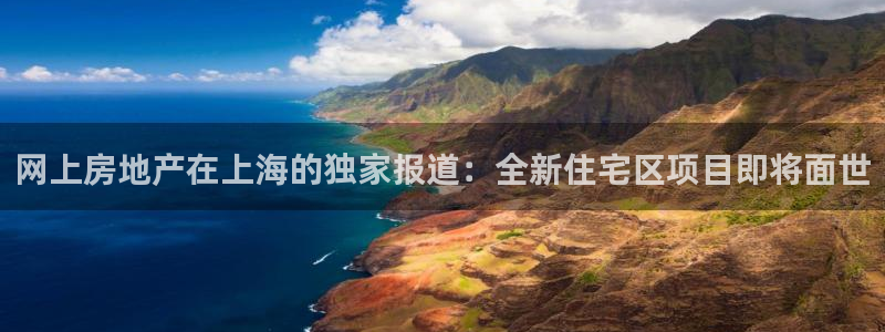 风暴娱乐求333OOf：网上房地产在上海的独家报道：全新住宅