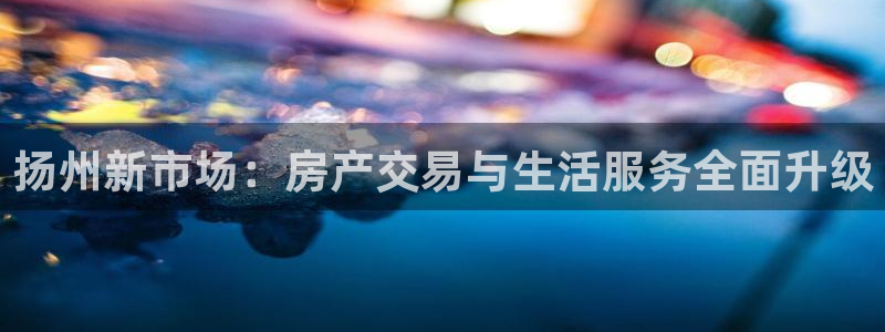 风暴娱乐园：扬州新市场：房产交易与生活服务全面升级