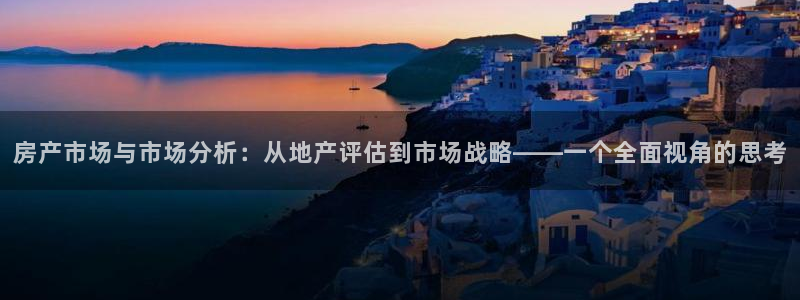 完美风暴 娱乐：房产市场与市场分析：从地产评估到市场战略——