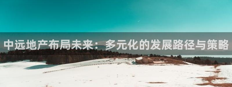 风暴娱乐 风暴注册平台：中远地产布局未来：多元化的发展路径与