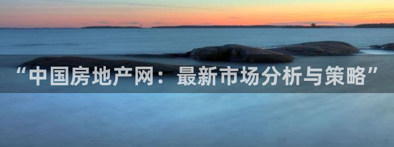 风暴娱乐1980：“中国房地产网：最新市场分析与策略”