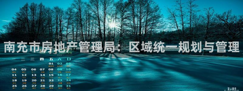 下载风暴娱乐：南充市房地产管理局：区域统一规划与管理