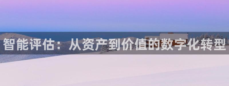 风暴娱乐登录网址：智能评估：从资产到价值的数字化转型