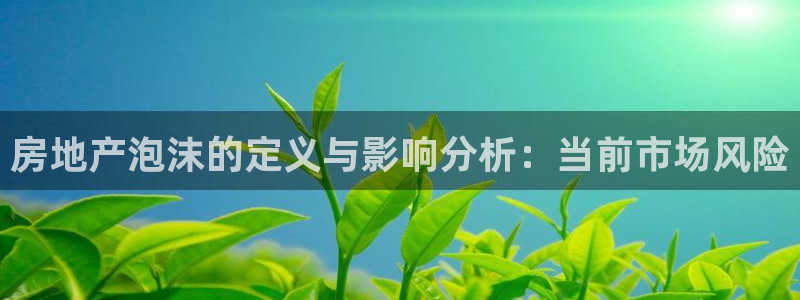 风暴娱乐求333OOa：房地产泡沫的定义与影响分析：当前市场