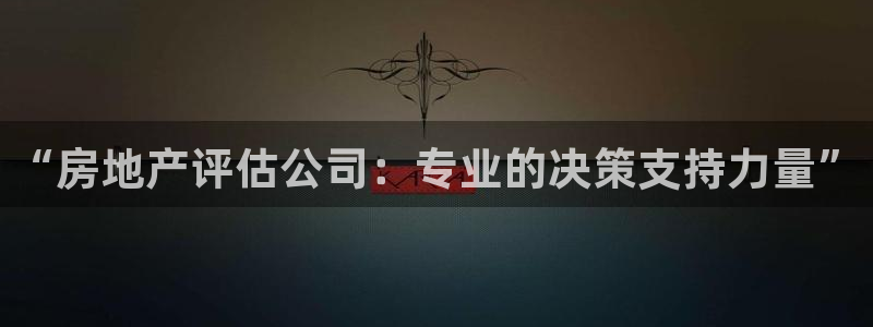 风暴娱乐官方网站：“房地产评估公司：专业的决策支持力量”